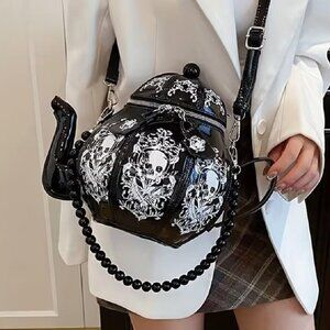 LAST ONE! GOTH TEAPOT BAG